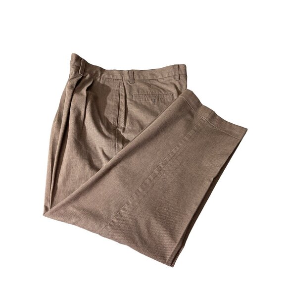 Dockers Mens Pleated Dress Pants W36 L30 Beige Relaxed Fit Wrinkle Free Preppy - Picture 3 of 10